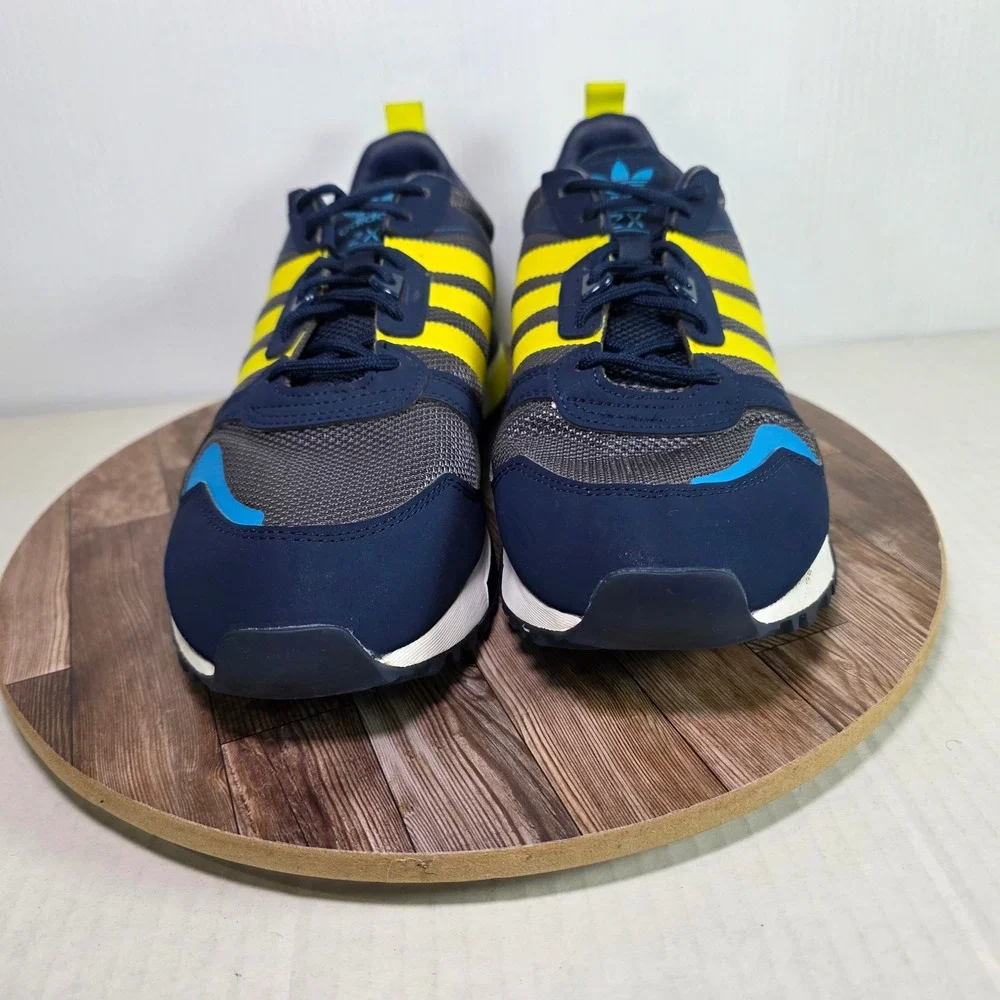 Adidas ZX 700 HD Shoes Mens Size 11 Navy Blue Yellow‎ Athletic Running GX8940